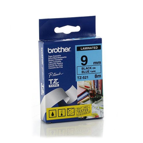 M-tape 9mm mavi üzerine siyah